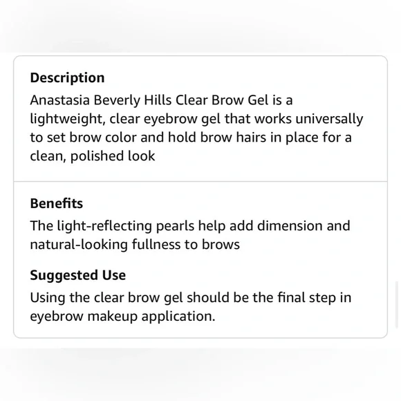 Anastasia Beverly Hills - Clear Brow Gel - Picture 6 of 8